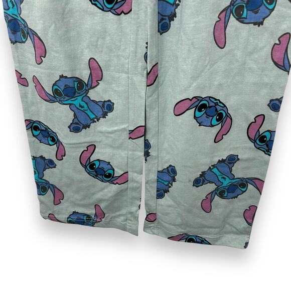 NEW Macy's Disney Stitch Drawstring Lounge Pants Size Small Blue Lilo Pajama Pjs - Picture 9 of 11